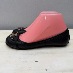 Tory Burch Black Leather Cline ballet Flats Size 6.5